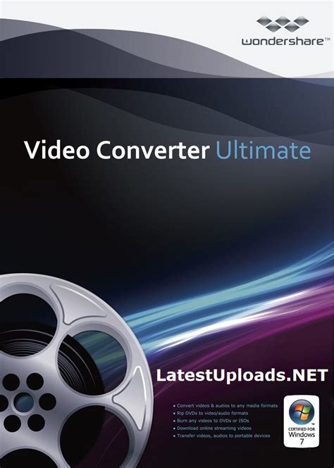 Complimentary update of the Ultimate 10.4 Portable Wondershare Video Converter